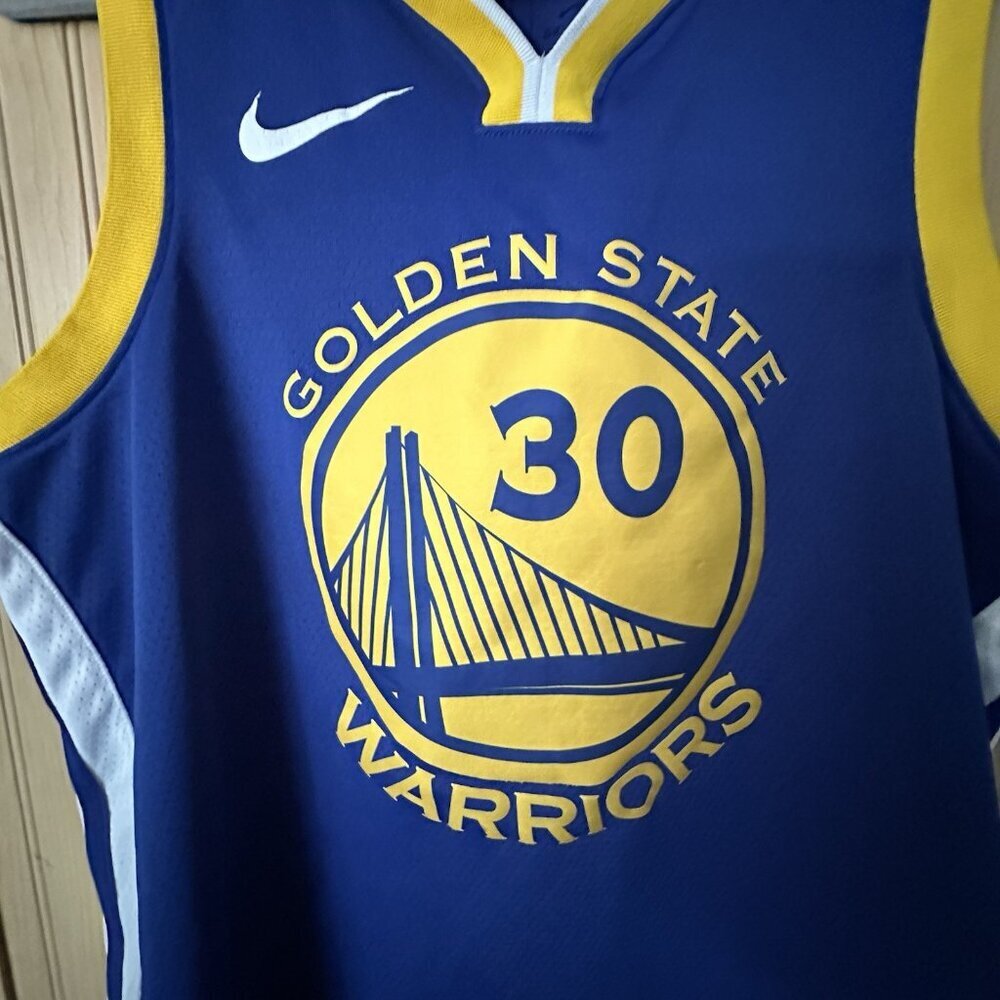 Golden State Warriors Steph Curry Swingman Jersey Icon Edition Men Size Large 48 - Picture 3 of 7